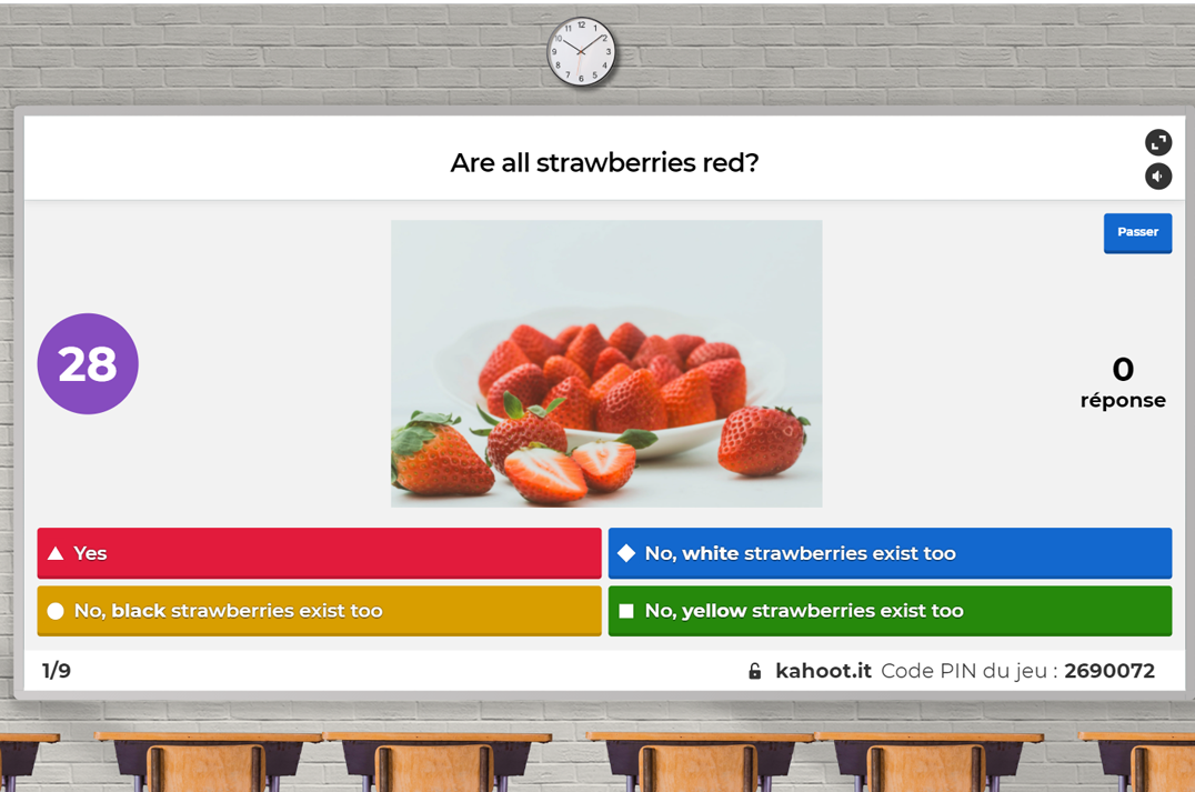 Juego online de preguntas y respuestas, Kahoot