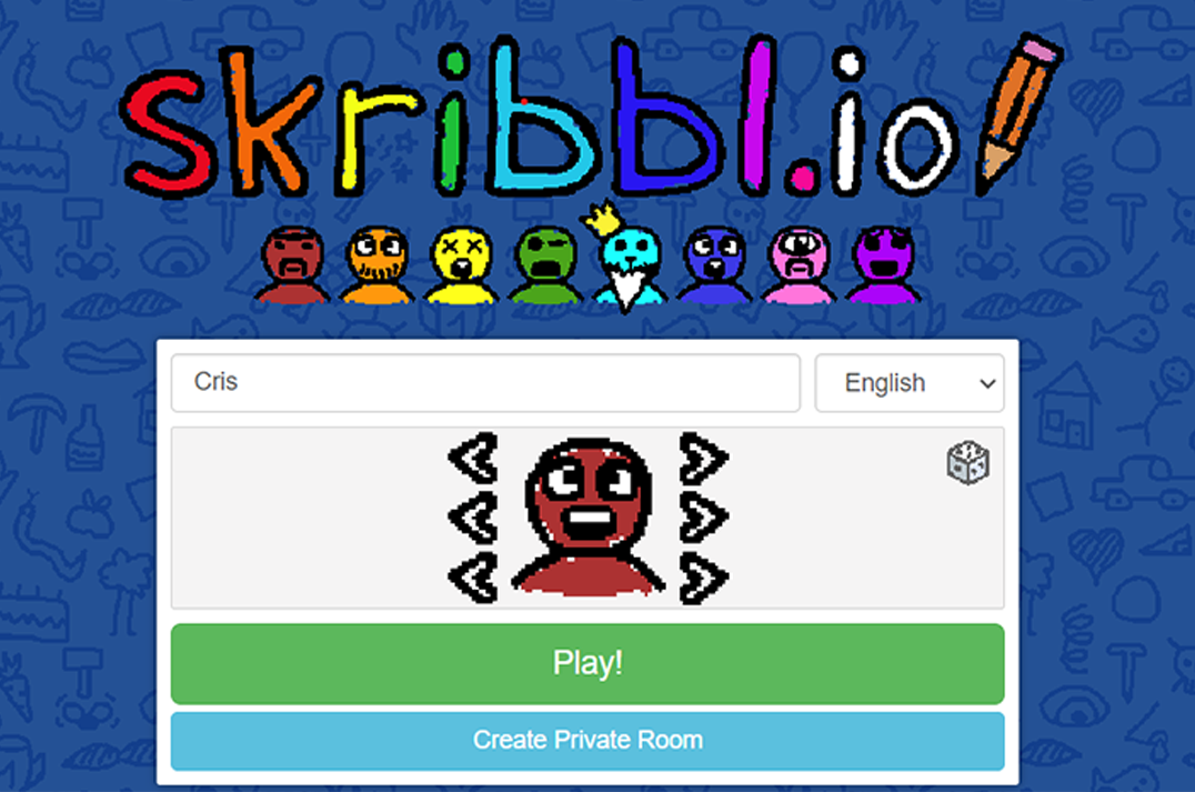 Jugar y dibujar las adivinanzas con Skribbl